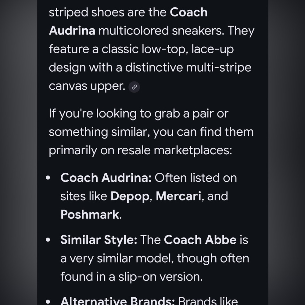 Coach Audrina in Multi Stripe Canvas Sneakers - Picture 14 of 14